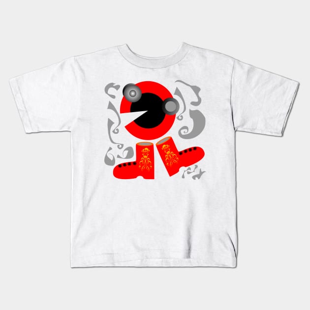 red shoes Kids T-Shirt by supinforyou